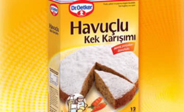 Dr. Oetker#8217;den Havuçlu Kek Karışımı