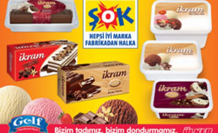 Golften Şok mağazalarına özel İkram