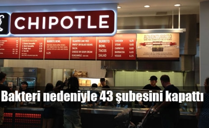 Chipotleın ürünlerinde bakteri çıktı