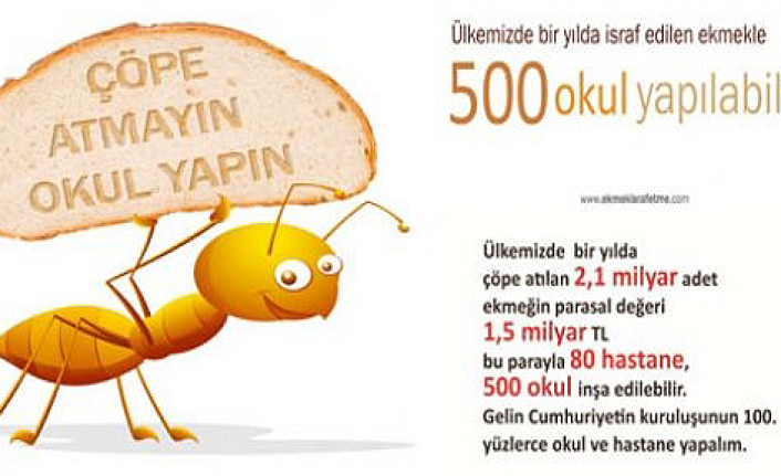 İsrafa bir darbe de Kütahyadan