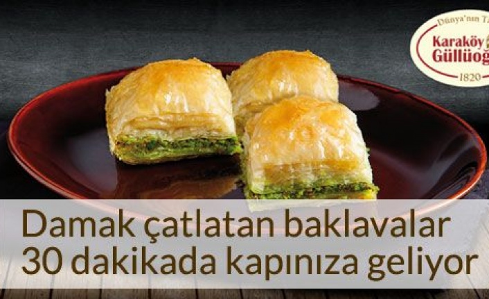 Karaköy Güllüoğlu nette şube açtı!